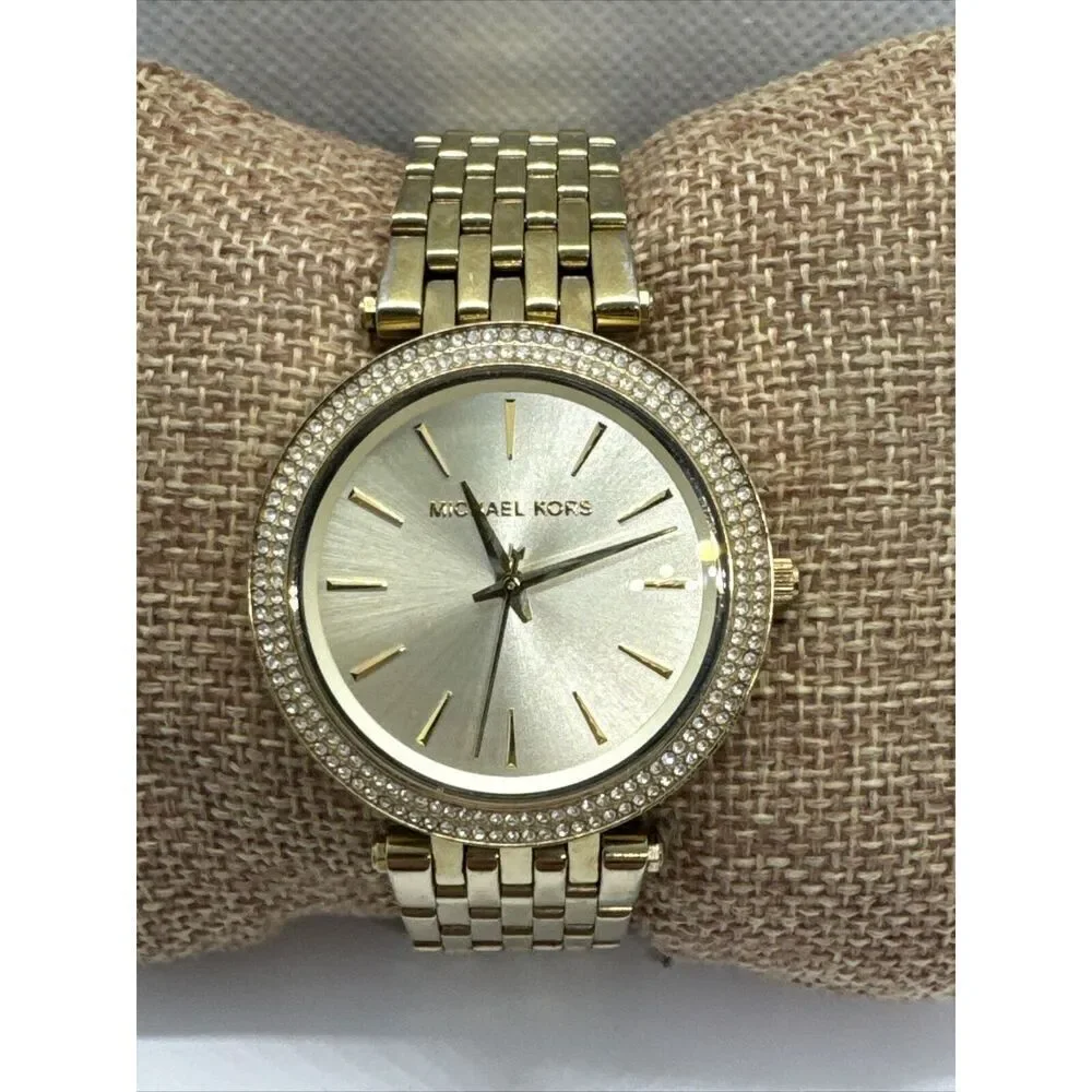 Michael Kors MK3398 Women's Gold Stainless Steel Analog Dial Quartz Watch JNA642
